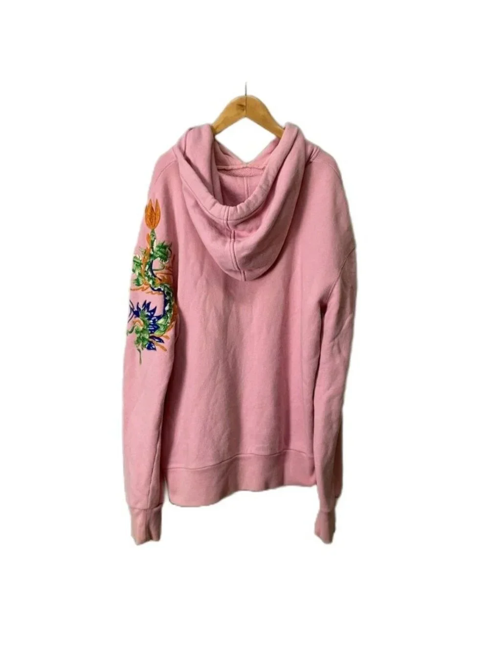 Gucci Dragon Hoodie Vintage Logo Pink S
